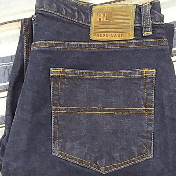 VINTAGE POLO Ralph Lauren Mom high rise hi waist jeans size 12 - Picture 1 of 5